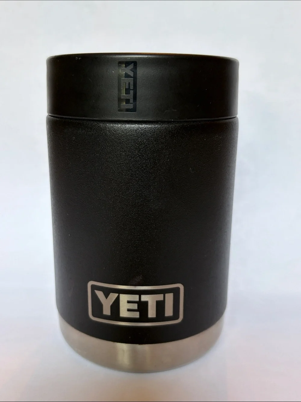 Yeti Black Stainless Steel Rambler Can Insulator